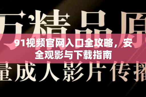 91视频官网入口全攻略，安全观影与下载指南